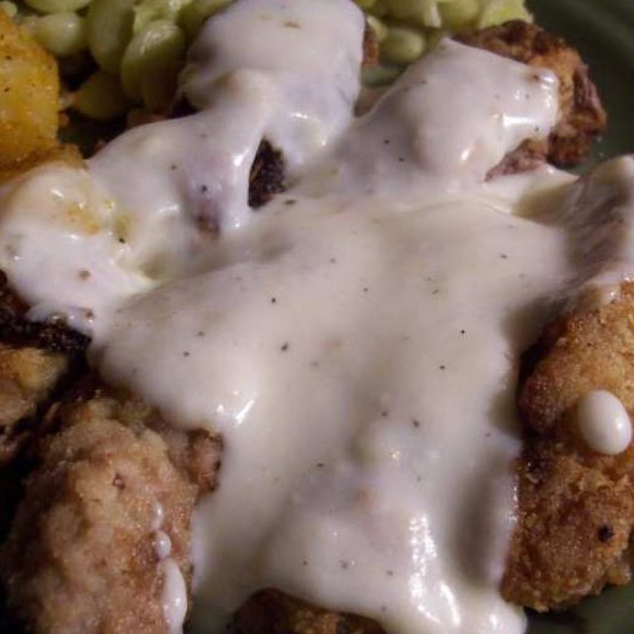 Chicken-Fried Steak Strips With Milk Gravy