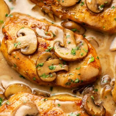 Chicken In Sherry Mushroom Sauce