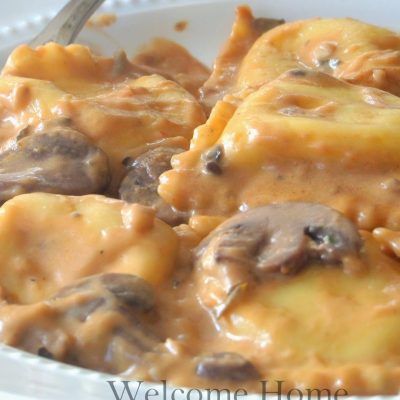 Chicken Marsala Ravioli