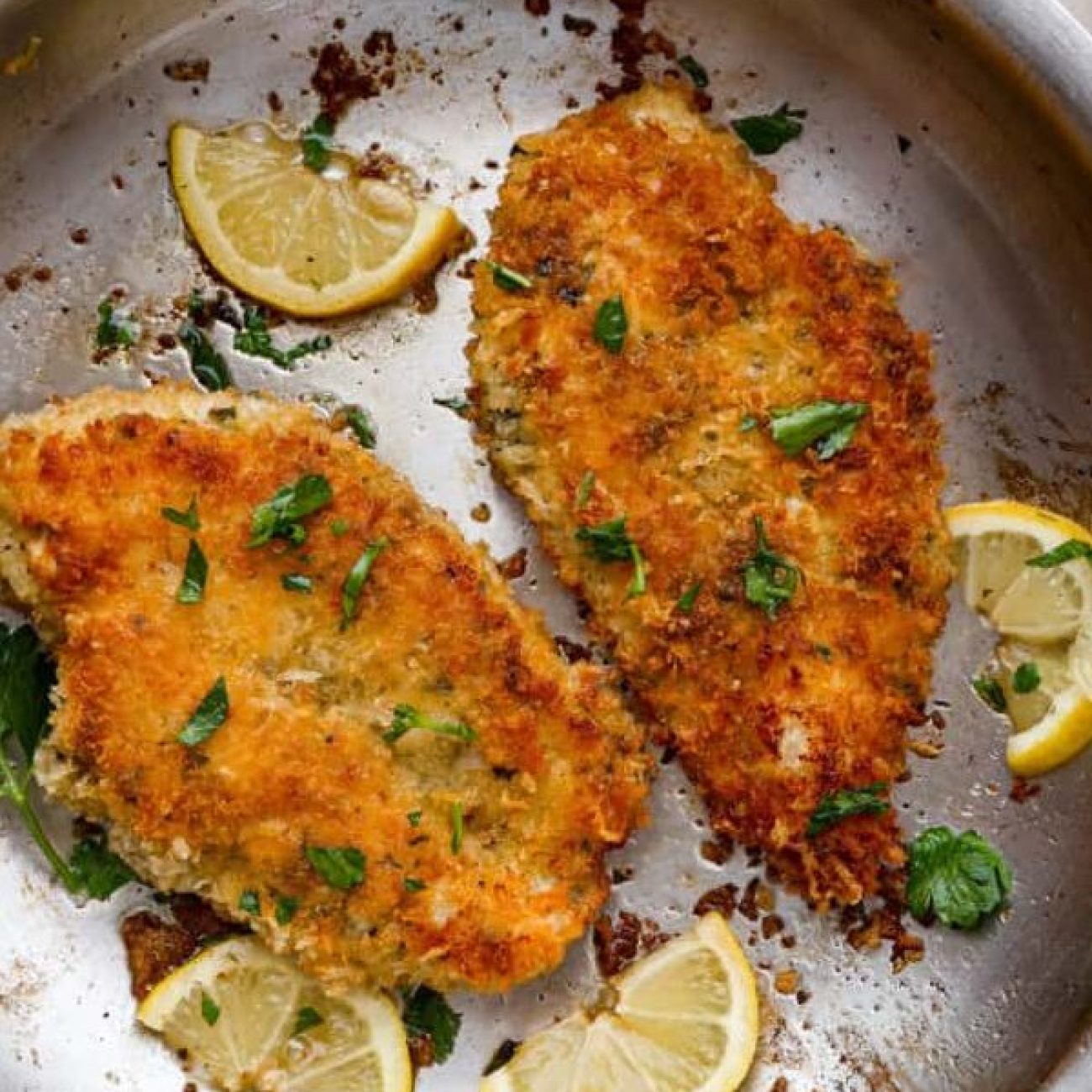 Chicken Milanese With Slow Roasted