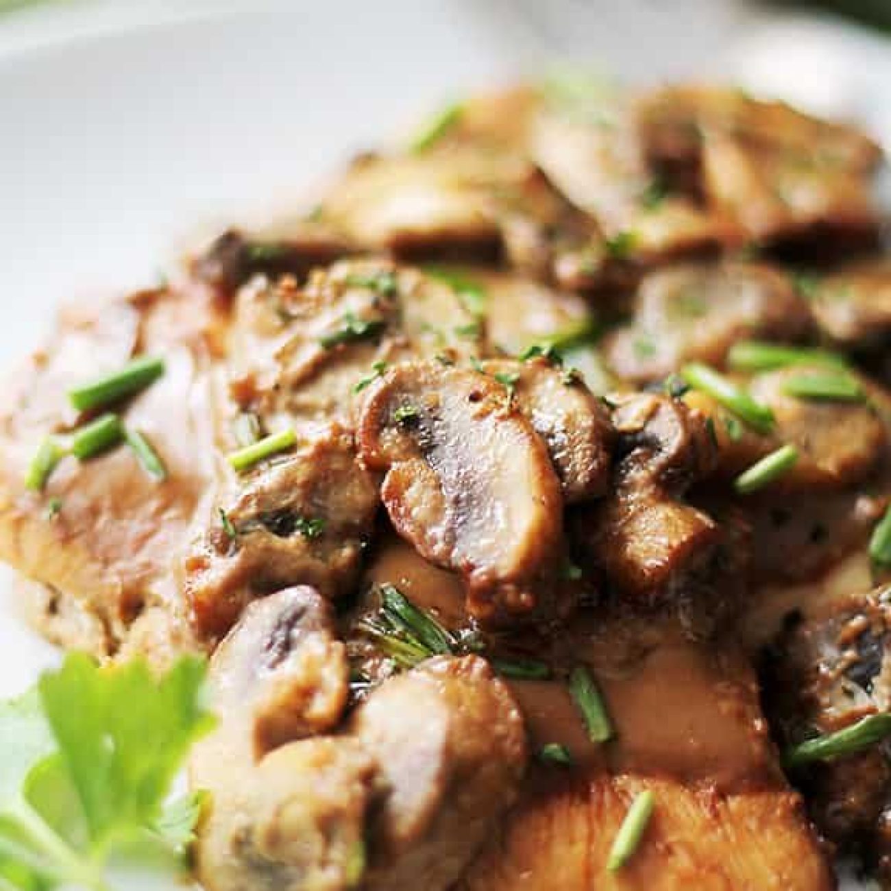 Chicken & Mushrooms With Creamy Dijon