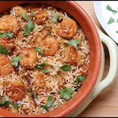 Chicken Or Shrimp Biryani