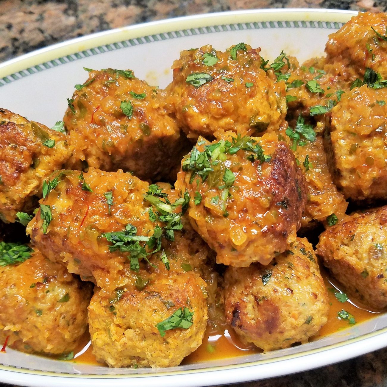 Chicken Or Turkey Meatballs Moroccan