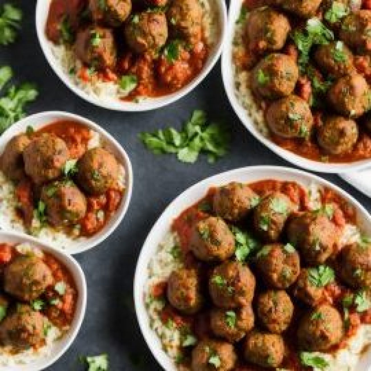 Chicken Or Turkey Meatballs Moroccan