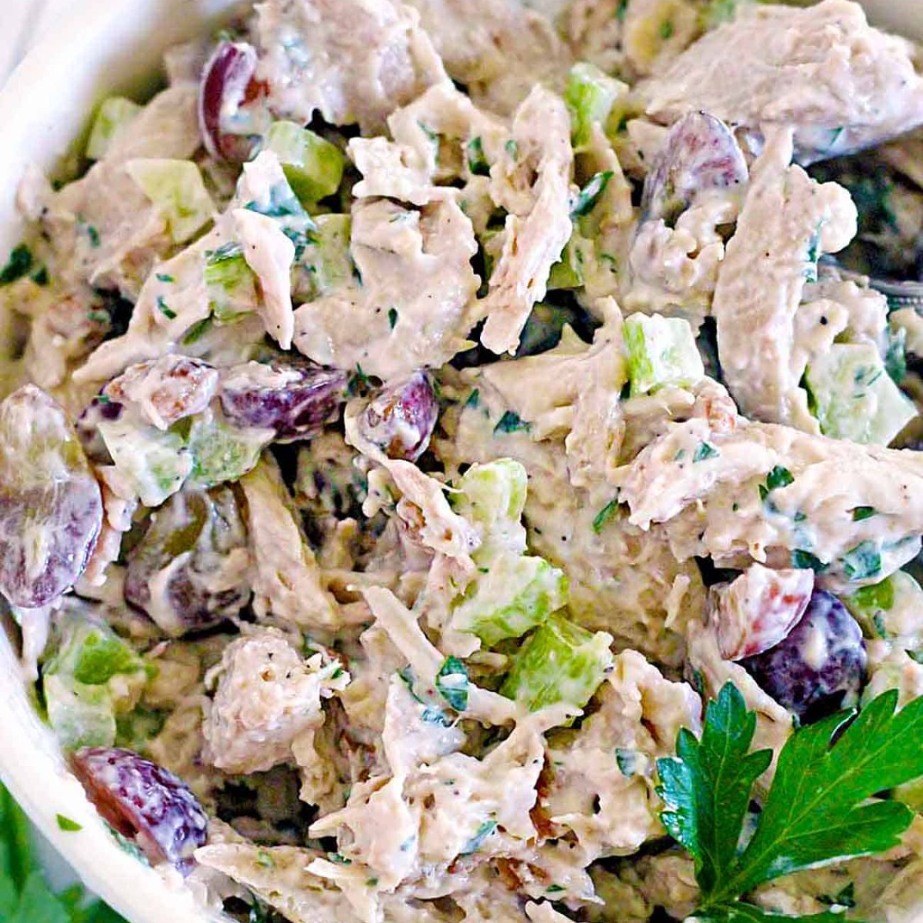 Chicken, Pasta And Grape Salad