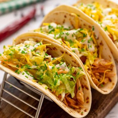 Chicken-Ranch Tacos