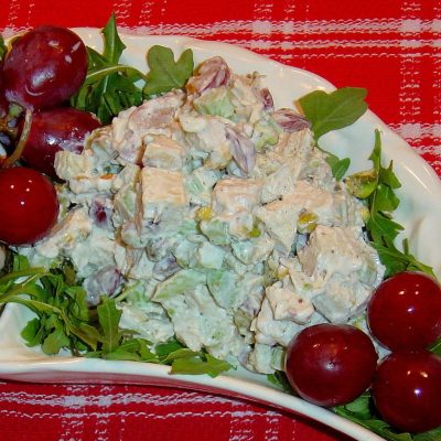 Chicken Salad With Pistachios And Grapes