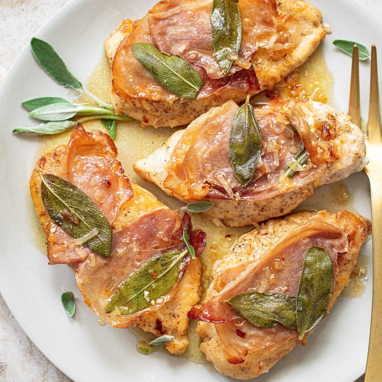 Chicken Scaloppine With Prosciutto