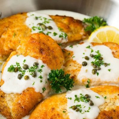 Chicken Scaloppine With Saffron Cream