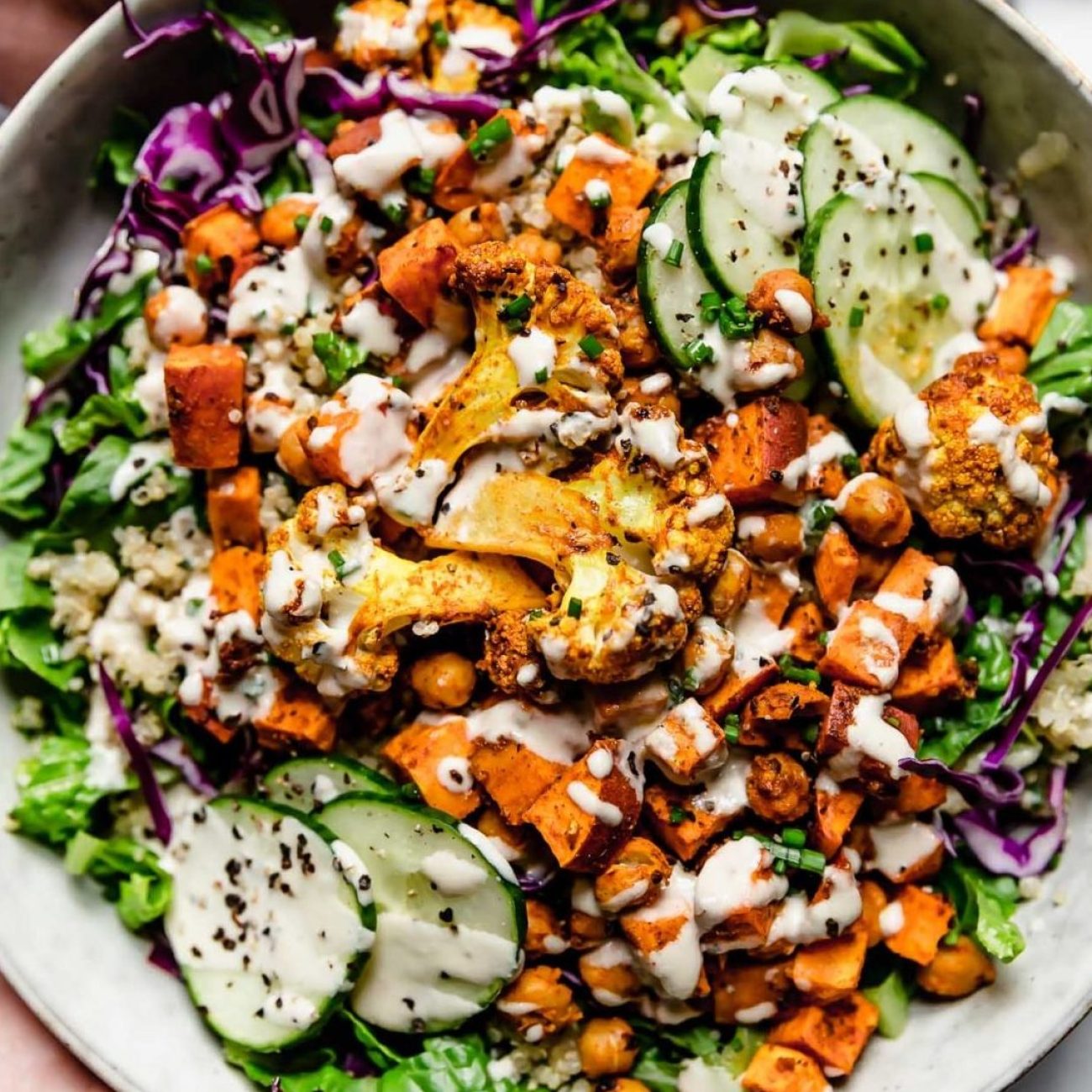 Chicken Shwarma Salad! W/Maple Syrup