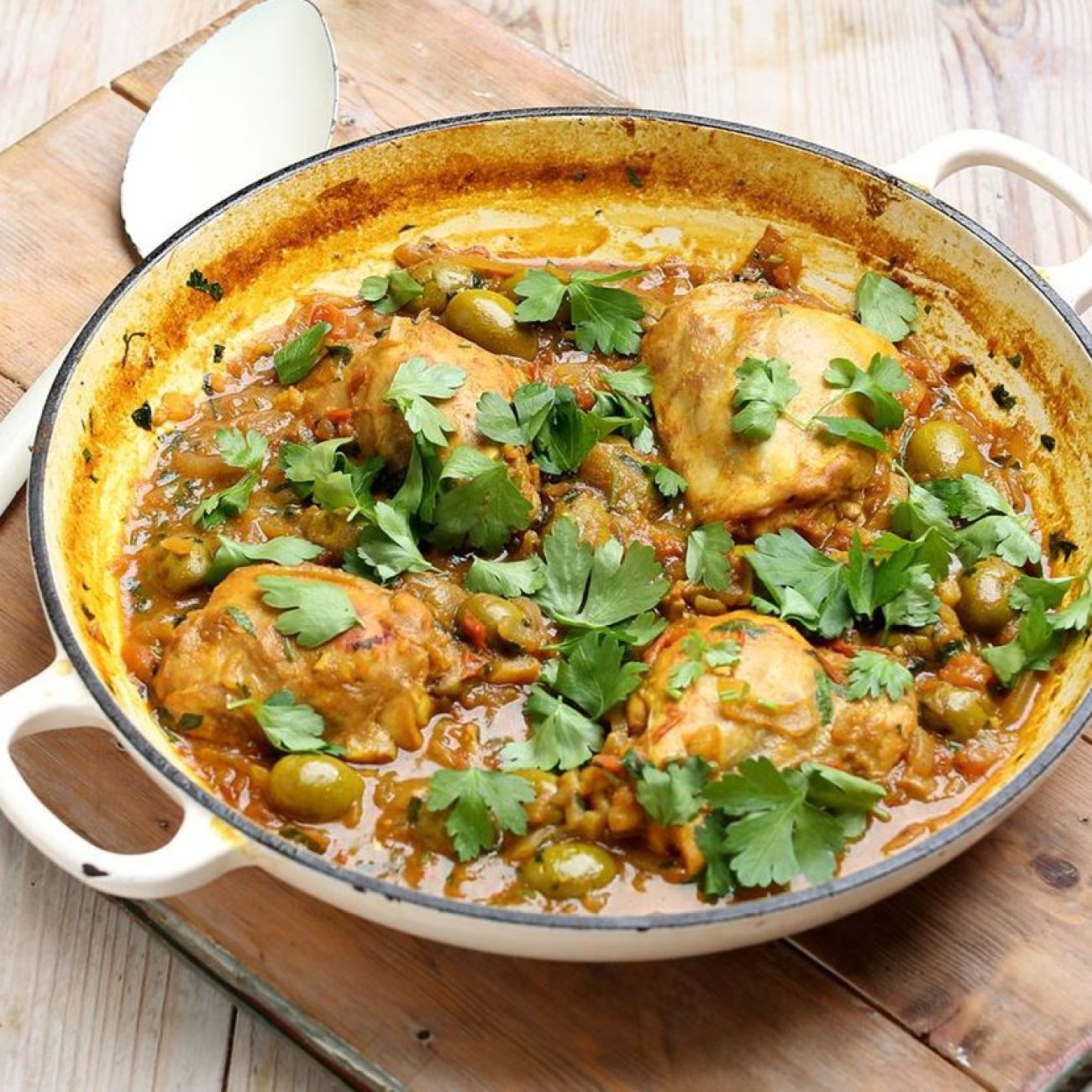 Chicken Tagine With Green Olives