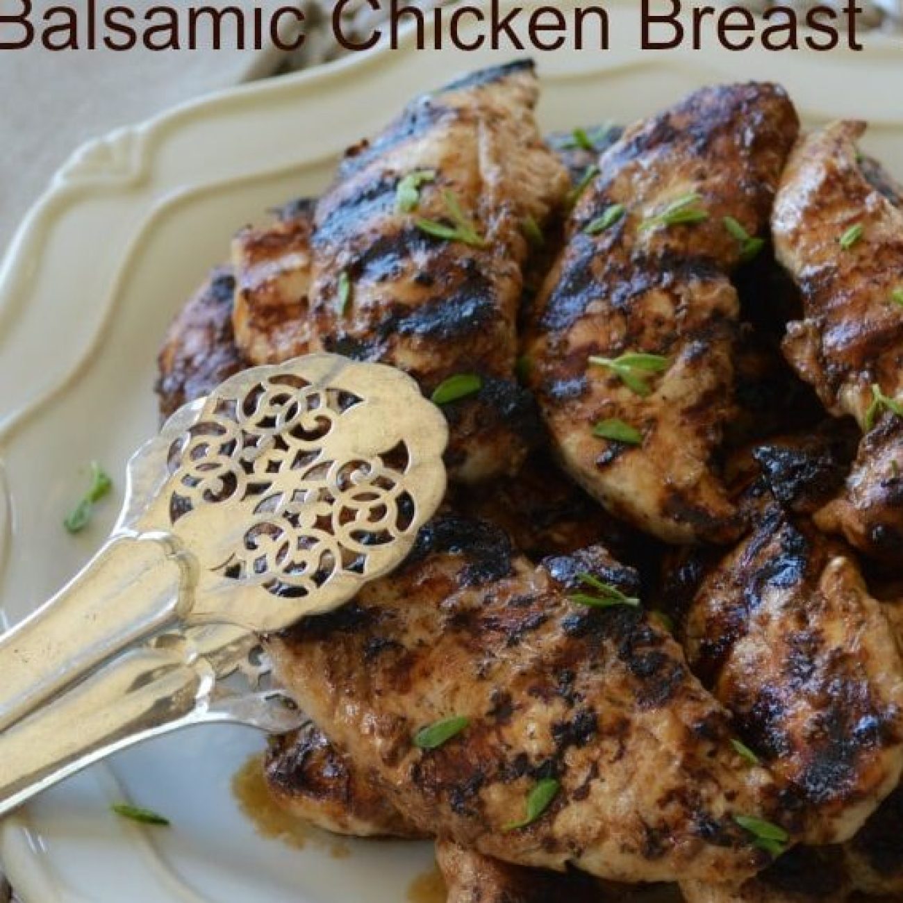 Chicken Tenders With Balsamic Vinegar Glaze