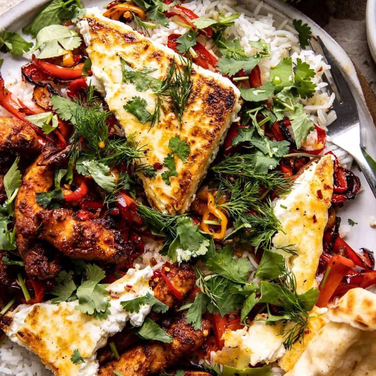 Chicken Tenders With Lemon Spinach Rice