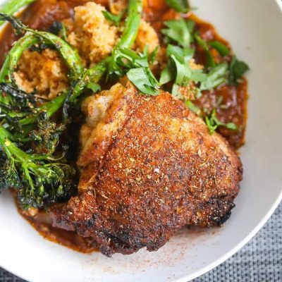 Chicken Thighs With Creole Mustard