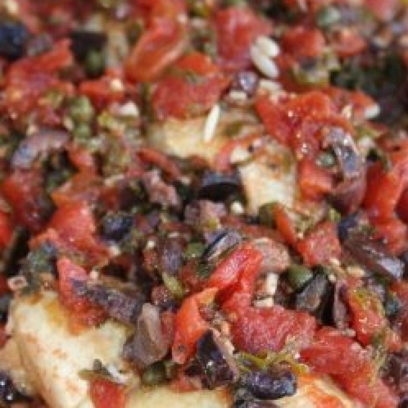 Chicken Thighs With Tomatoes, Olives And