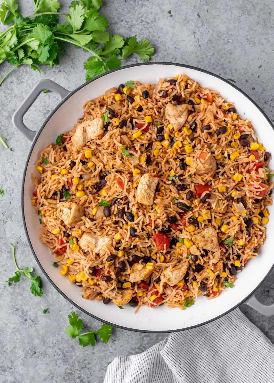 Chicken With Black Beans And Rice