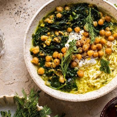 Chickpea / Garbanzo Bean And Mint Soup