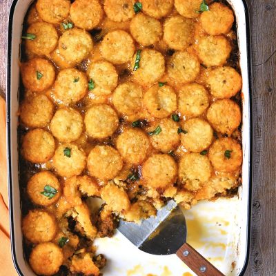 Chili Tots Casserole