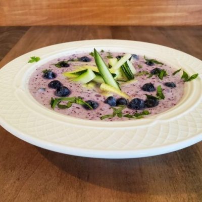 Chilled Blueberry Soup