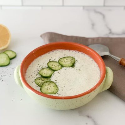 Chilled Cucumber And Yogurt Soup