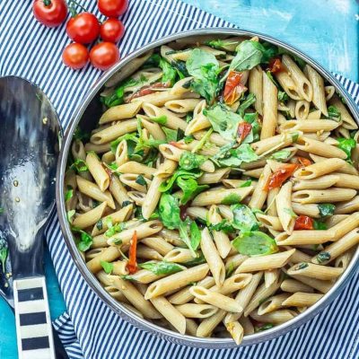 Chilled Orzo, Beaming Tomatoes,