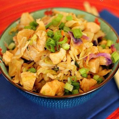 Chinese Chicken Coleslaw Salad