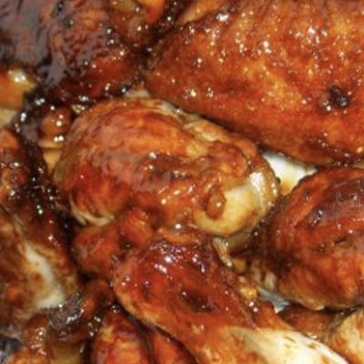 Chinese Honey Soy Braised Chicken Wings