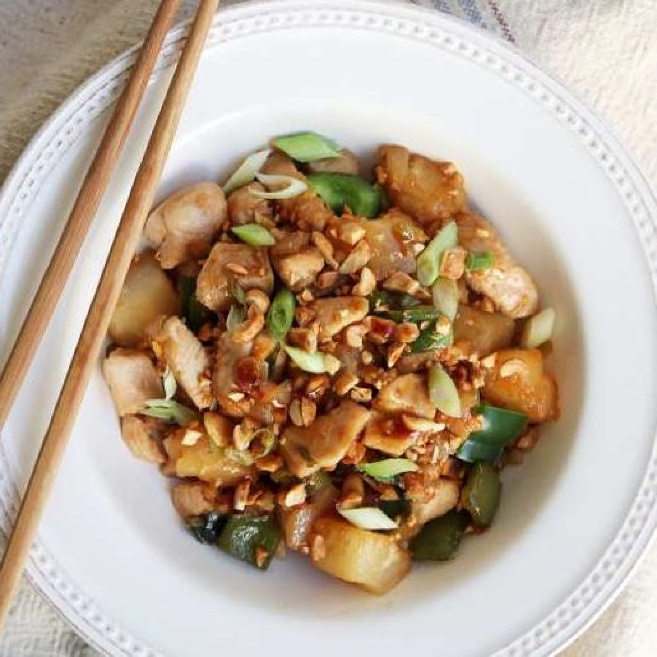 Chinese Pineapple Chicken With