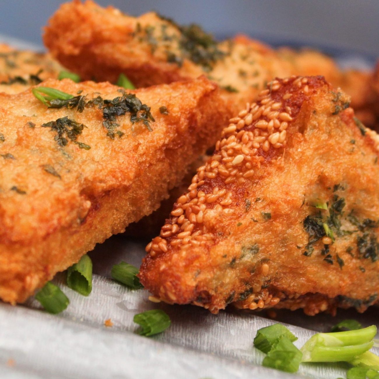 Chinese-Style Chicken Toasts