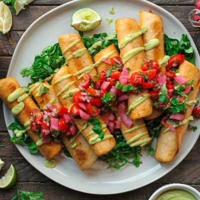 Chipotle Chicken Rolls With Avocado