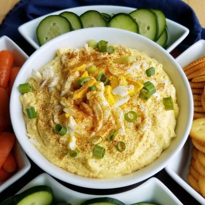 Chips And Dip Deviled Eggs