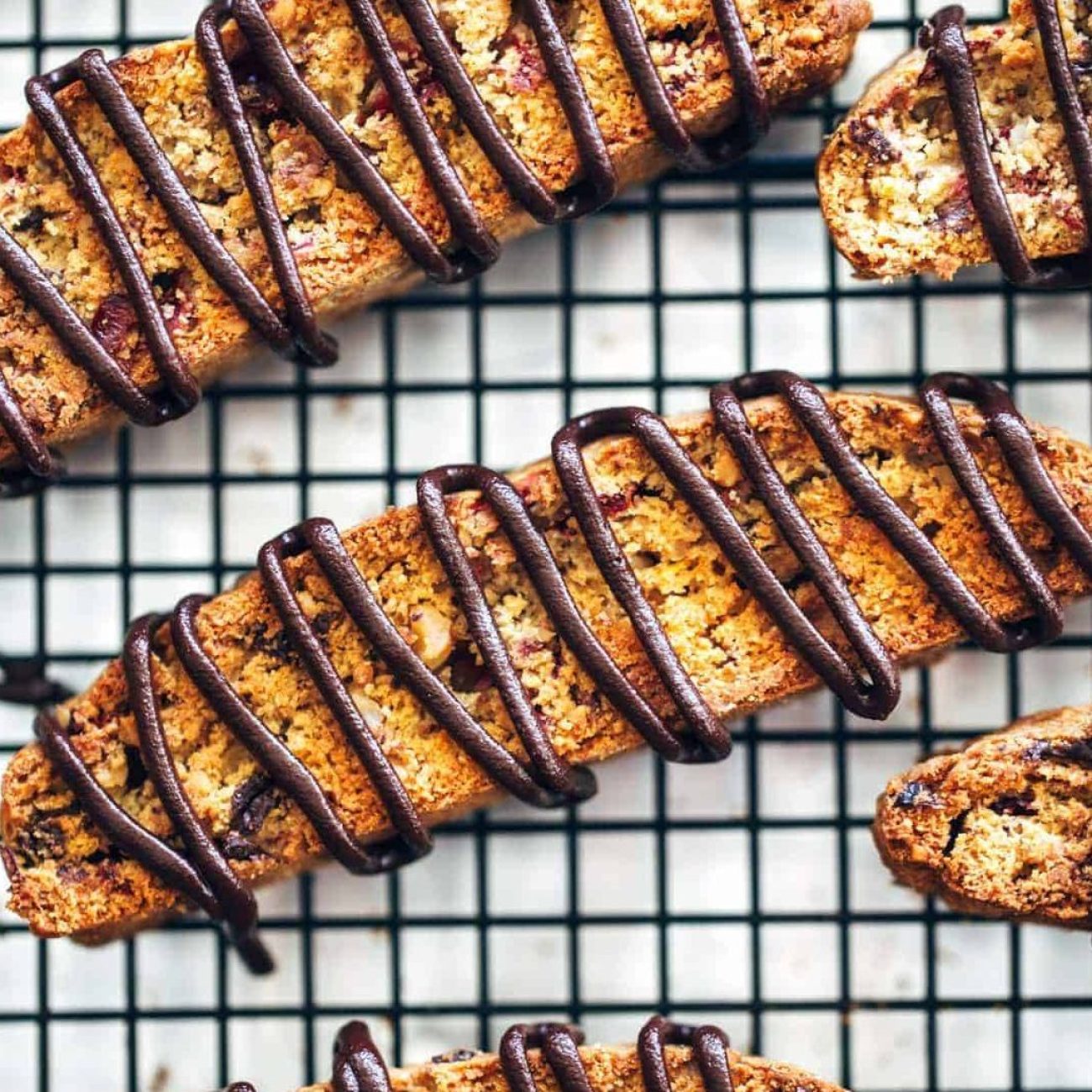 Chocolate And Cranberry Biscotti