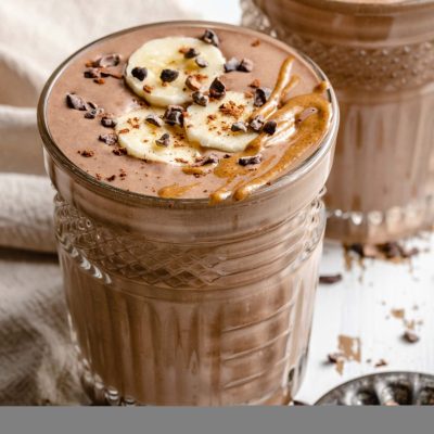 Chocolate Banana Smoothie With A