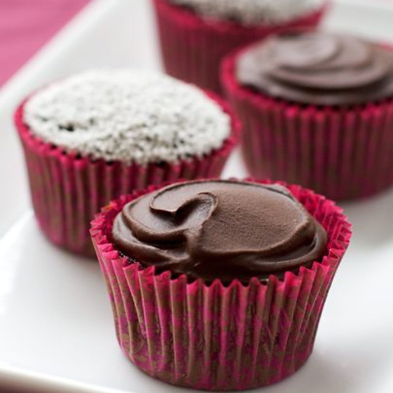 Chocolate Beet Cupcakes With Orange Cream