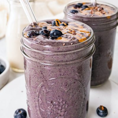 Chocolate Blueberry Soy Shake