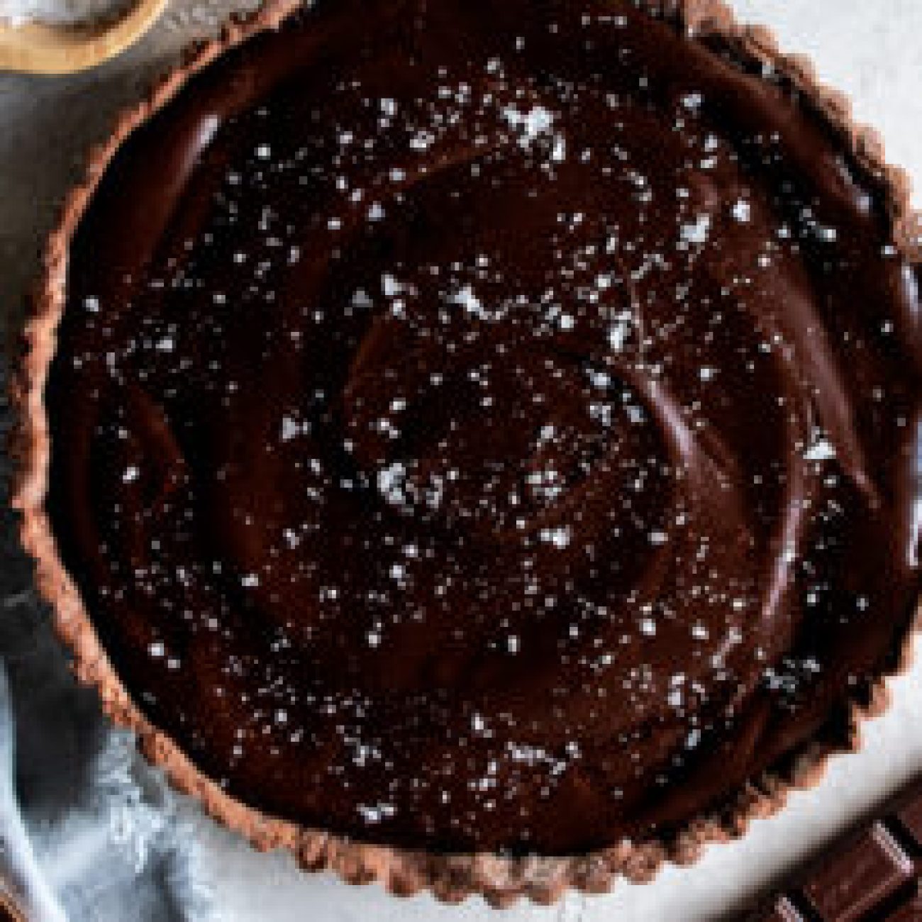 Chocolate Caramel Coconut Tarts