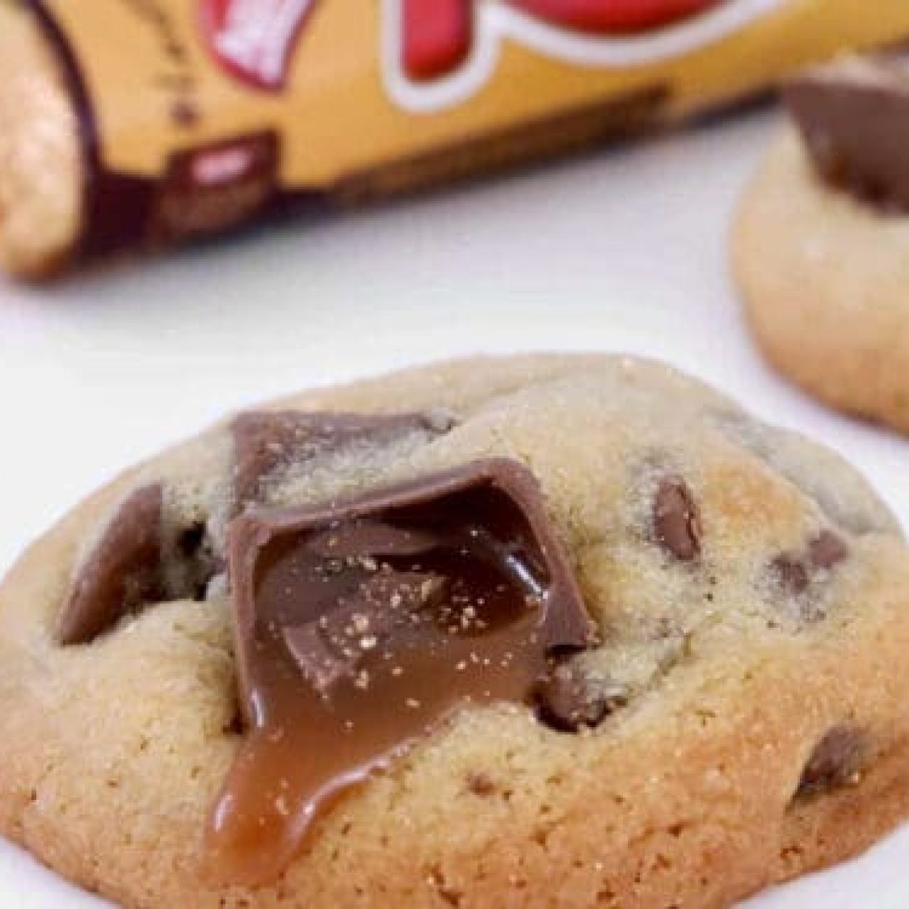 Chocolate Caramel Rolo Cookies