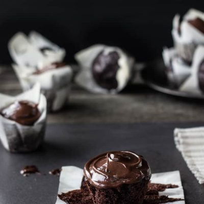 Chocolate Carrot Cupcakes With Chocolate