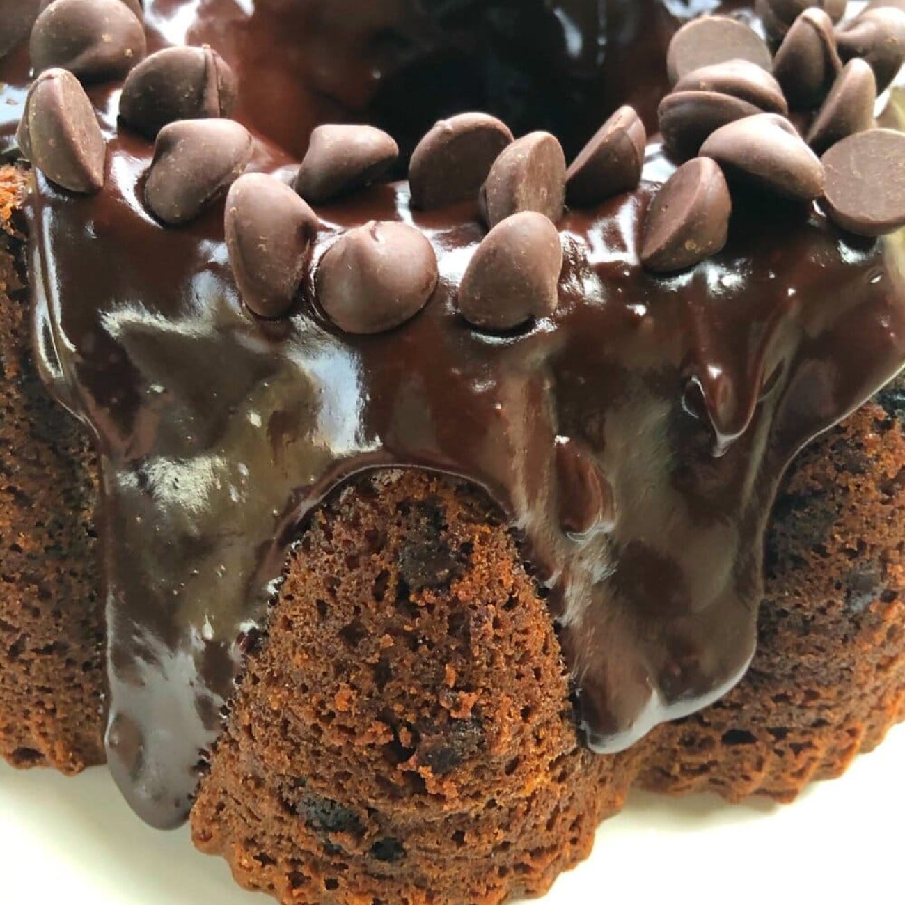 Chocolate Cherry Fudge Bundt