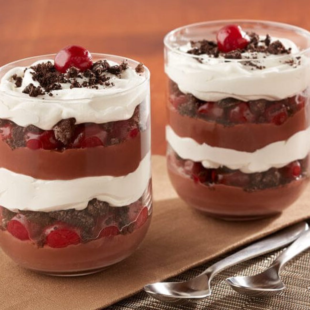 Chocolate Cherry Parfait