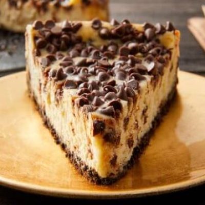 Chocolate Chocolate Chip Cheesecake