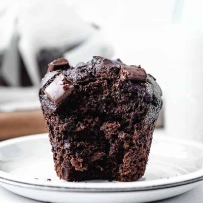 Chocolate Chocolate Chip Muffins