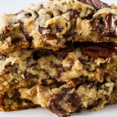 Chocolate Chunk Cookies With Pecans