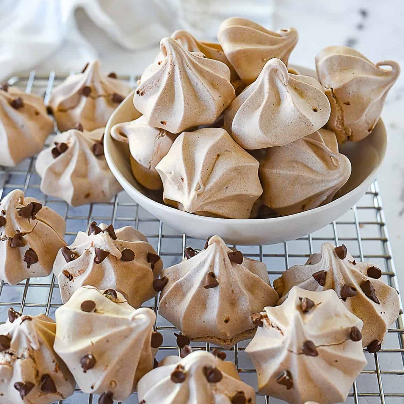 Chocolate Cinnamon Meringues