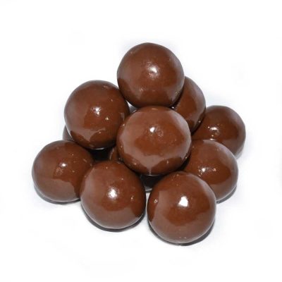 Chocolate Covered Malt Ball Fudge Slice