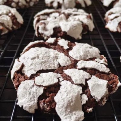 Chocolate Crackle Cookies