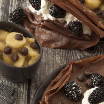 Chocolate Dessert Crepes