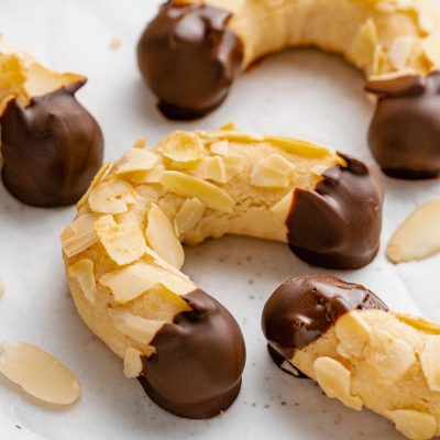 Chocolate- Dipped Peanut Butter Horns