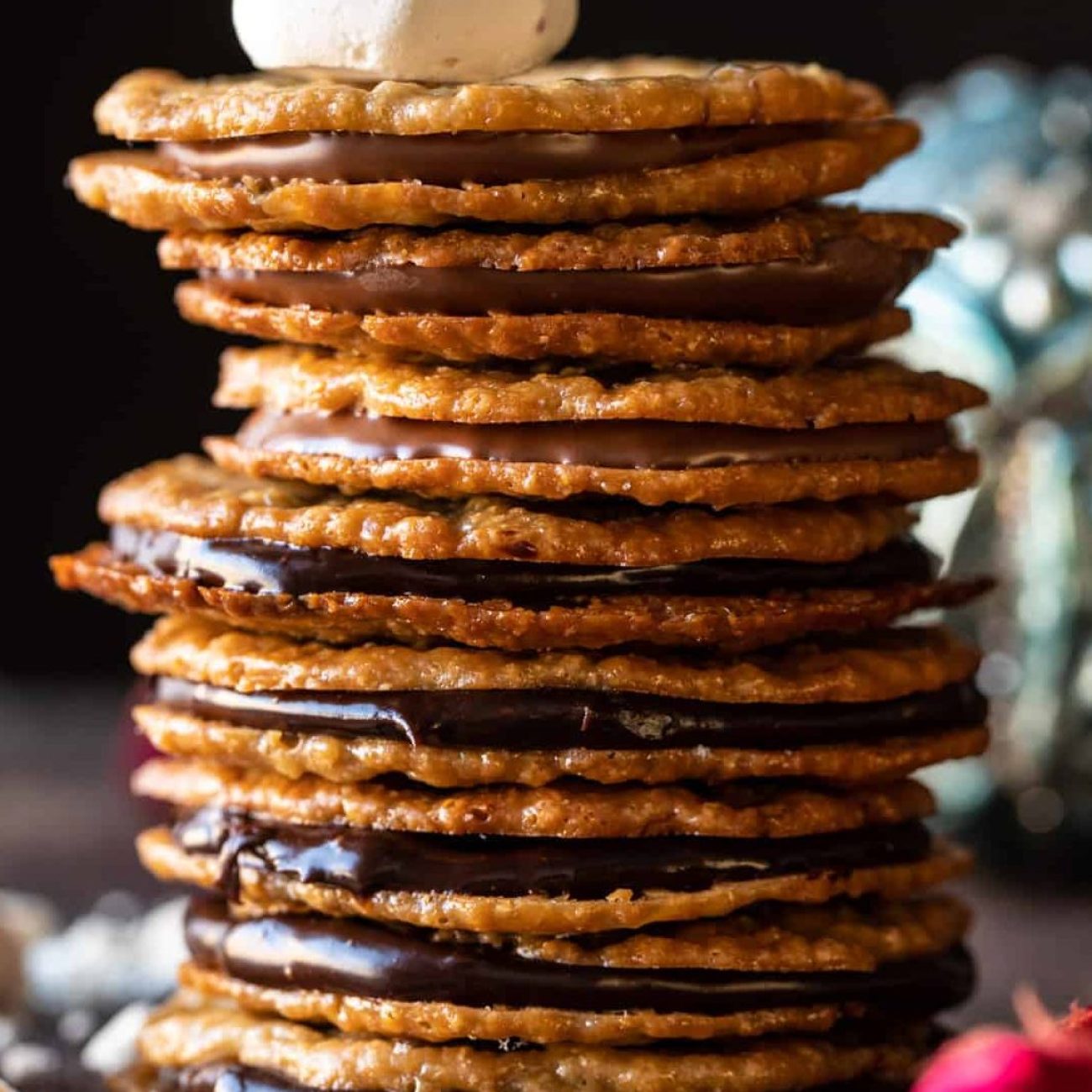 Chocolate Lace Sandwich Cookies