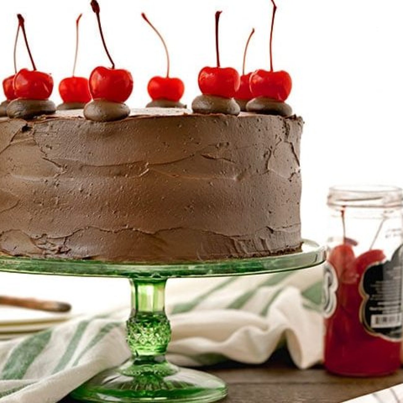 Chocolate Maraschino Cherry Cake